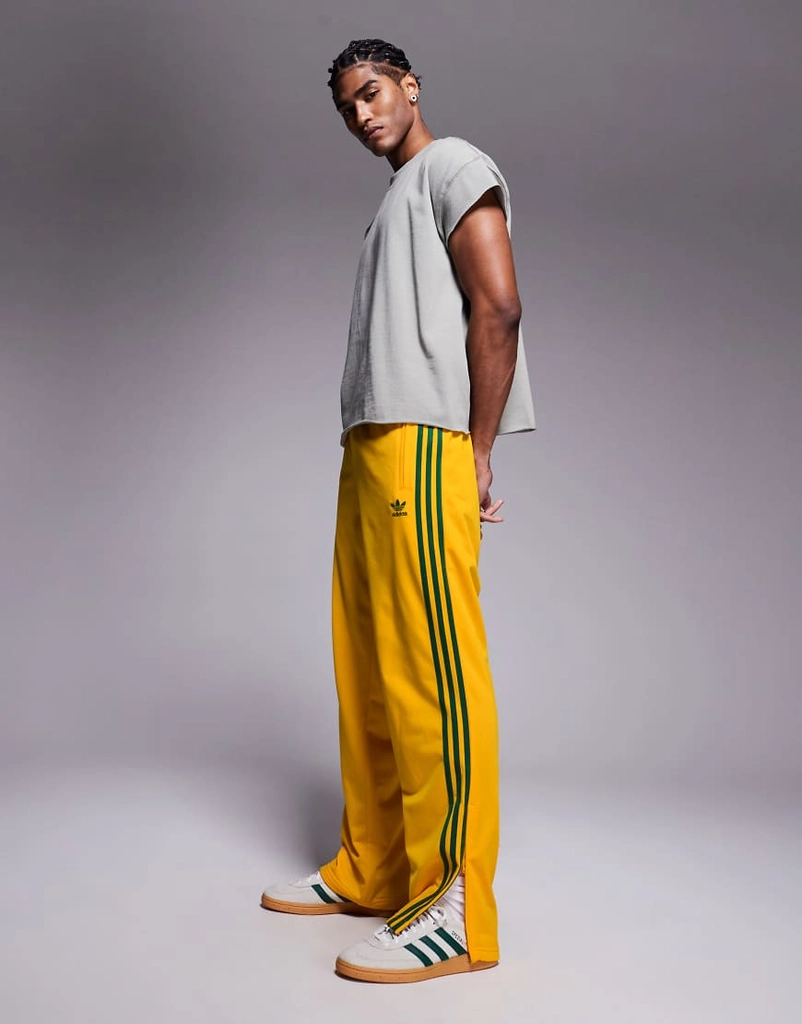 Adidas Originals Firebird track pants in yellow